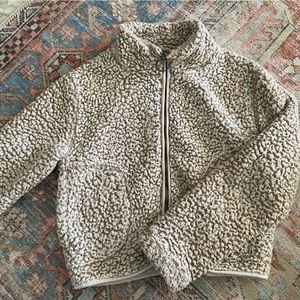 Me Jane — Teddy Jacket Zip Up Jacket Women’s Size M